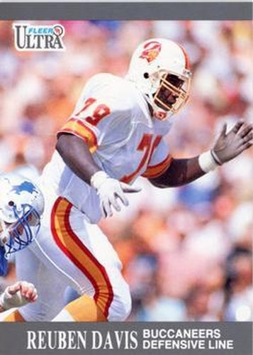 #261 Reuben Davis - Tampa Bay Buccaneers - 1991 Ultra Football