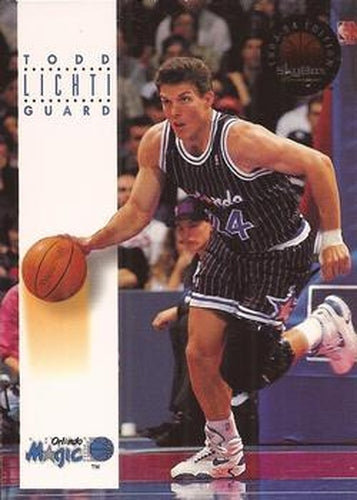 #261 Todd Lichti - Orlando Magic - 1993-94 SkyBox Premium Basketball