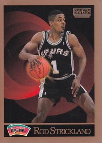 #261 Rod Strickland - San Antonio Spurs - 1990-91 SkyBox Basketball