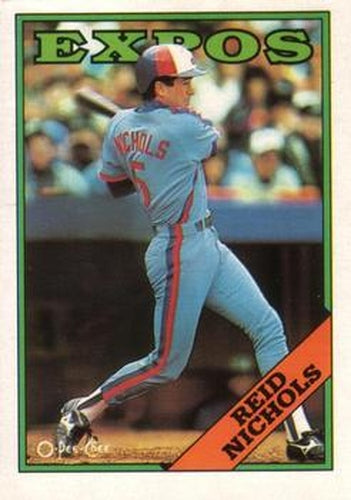 #261 Reid Nichols - Montreal Expos - 1988 O-Pee-Chee Baseball