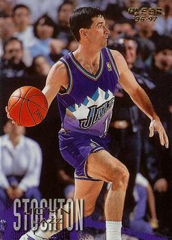 #261 John Stockton - Utah Jazz - 1996-97 Fleer Basketball