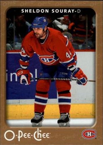 #261 Sheldon Souray - Montreal Canadiens - 2006-07 O-Pee-Chee Hockey
