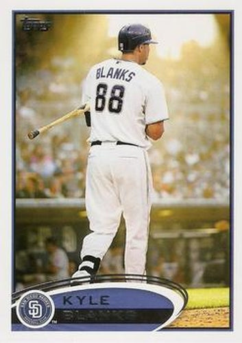 #261 Kyle Blanks - San Diego Padres - 2012 Topps Baseball