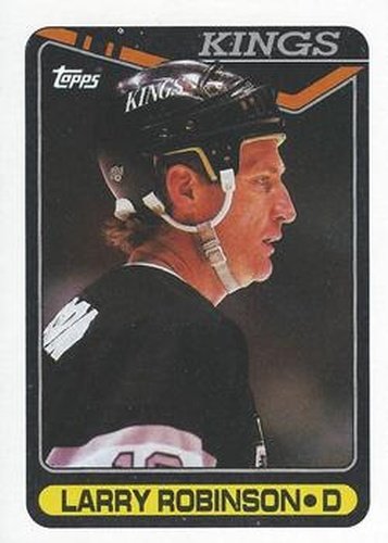 #261 Larry Robinson - Los Angeles Kings - 1990-91 Topps Hockey