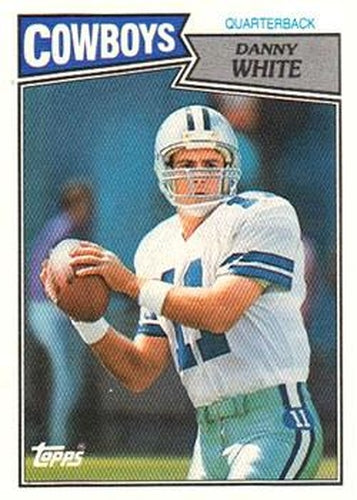 #261 Danny White - Dallas Cowboys - 1987 Topps Football