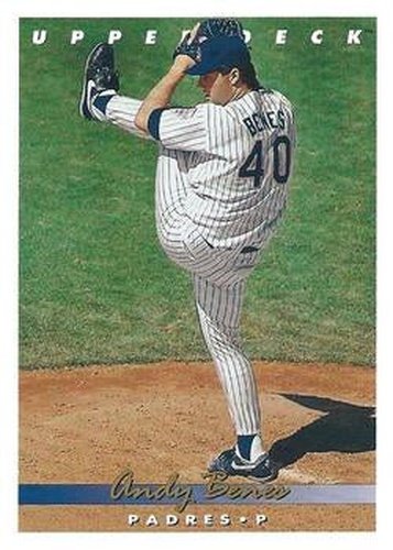#261 Andy Benes - San Diego Padres - 1993 Upper Deck Baseball