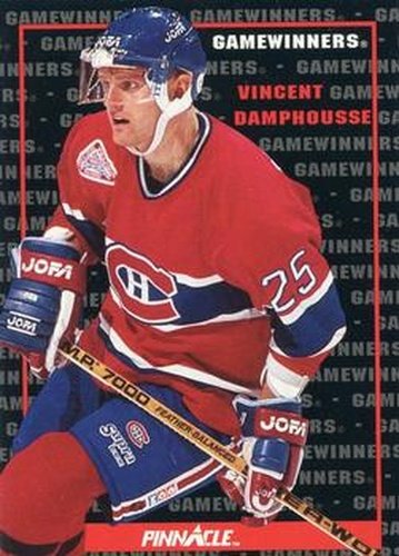 #261 Vincent Damphousse - Montreal Canadiens - 1992-93 Pinnacle Canadian Hockey