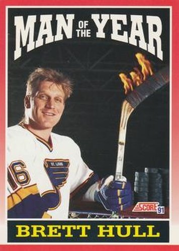 #261 Brett Hull - St. Louis Blues - 1991-92 Score Canadian Bilingual Hockey
