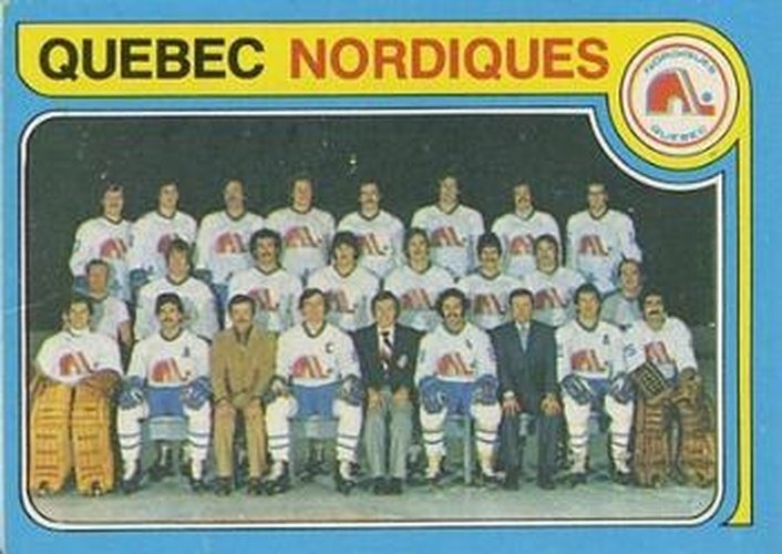 #261 Quebec Nordiques Team - Quebec Nordiques - 1979-80 O-Pee-Chee Hockey