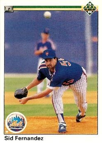 #261 Sid Fernandez - New York Mets - 1990 Upper Deck Baseball