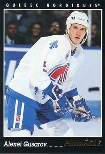 #261 Alexei Gusarov - Quebec Nordiques - 1993-94 Pinnacle Hockey