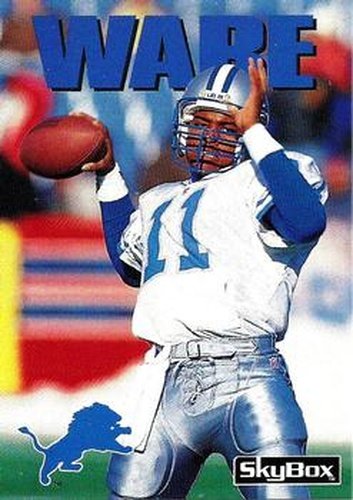 #261 Andre Ware - Detroit Lions - 1992 SkyBox Impact Football