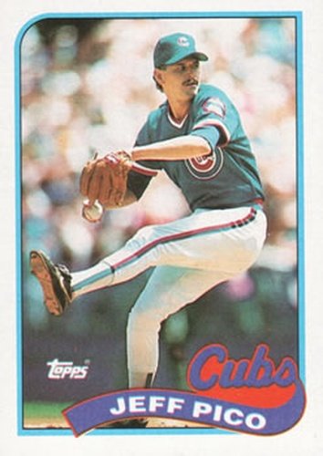 #262 Jeff Pico - Chicago Cubs - 1989 Topps Baseball