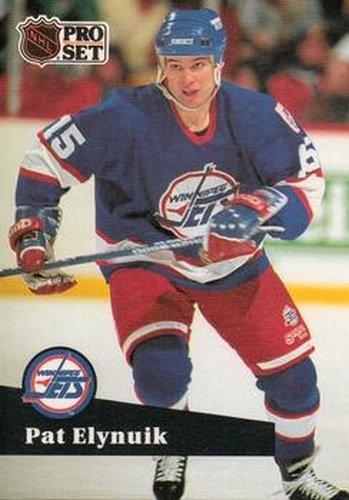 #262 Pat Elynuik - 1991-92 Pro Set Hockey