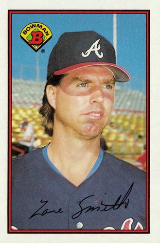 #262 Zane Smith - Atlanta Braves - 1989 Bowman Baseball