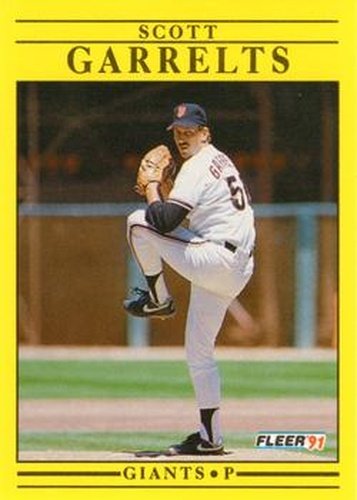 #262 Scott Garrelts - San Francisco Giants - 1991 Fleer Baseball