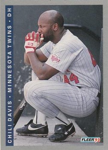 #262 Chili Davis - Minnesota Twins - 1993 Fleer Baseball