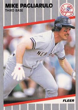 #262 Mike Pagliarulo - New York Yankees - 1989 Fleer Baseball
