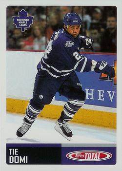 #262 Tie Domi - Toronto Maple Leafs - 2002-03 Topps Total Hockey