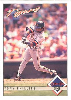 #262 Tony Phillips - Detroit Tigers - 1993 O-Pee-Chee Baseball