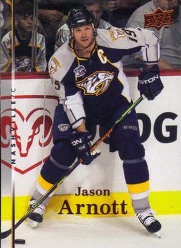 #262 Jason Arnott - Nashville Predators - 2007-08 Upper Deck Hockey