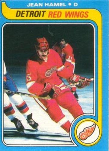 #262 Jean Hamel - Detroit Red Wings - 1979-80 O-Pee-Chee Hockey