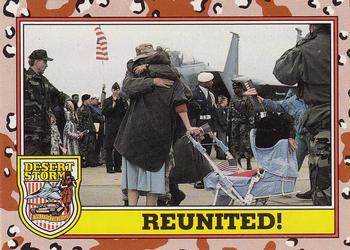 #262 Reunited! - 1991 Topps Desert Storm