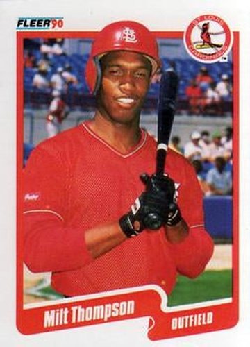 #262 Milt Thompson - St. Louis Cardinals - 1990 Fleer USA Baseball