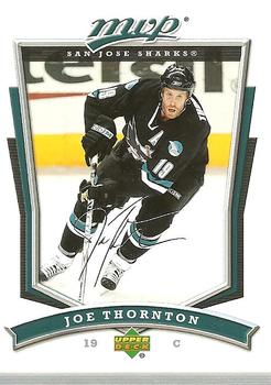 #262 Joe Thornton - San Jose Sharks - 2007-08 Upper Deck MVP Hockey