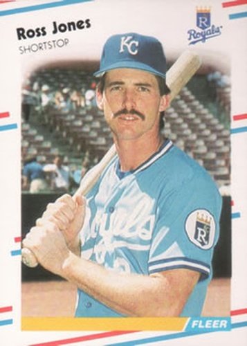 #262 Ross Jones - Kansas City Royals - 1988 Fleer Baseball