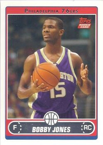 #262 Bobby Jones - Philadelphia 76ers - 2006-07 Topps Basketball