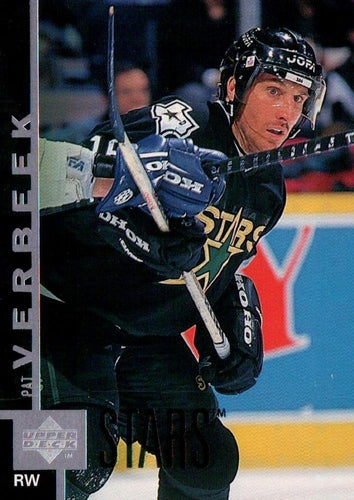 #262 Pat Verbeek - Dallas Stars - 1997-98 Upper Deck Hockey
