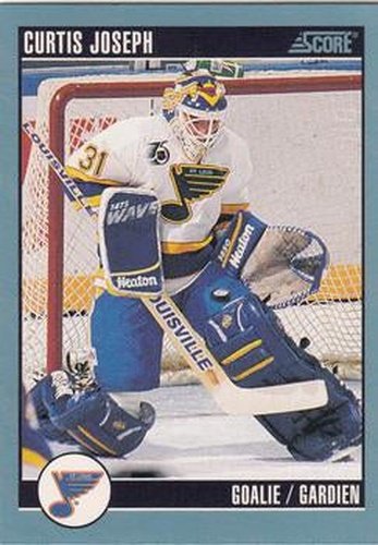 #262 Curtis Joseph - St. Louis Blues - 1992-93 Score Canadian Hockey