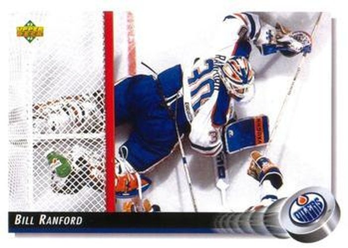 #262 Bill Ranford - Edmonton Oilers - 1992-93 Upper Deck Hockey