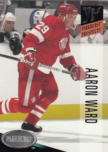#262 Aaron Ward - Detroit Red Wings - 1993-94 Parkhurst Hockey