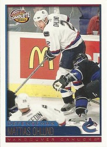#262 Mattias Ohlund - Vancouver Canucks - 2003-04 Pacific Complete Hockey