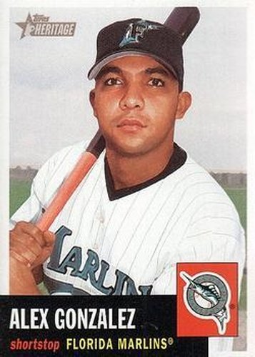 #262 Alex Gonzalez - Florida Marlins - 2002 Topps Heritage Baseball