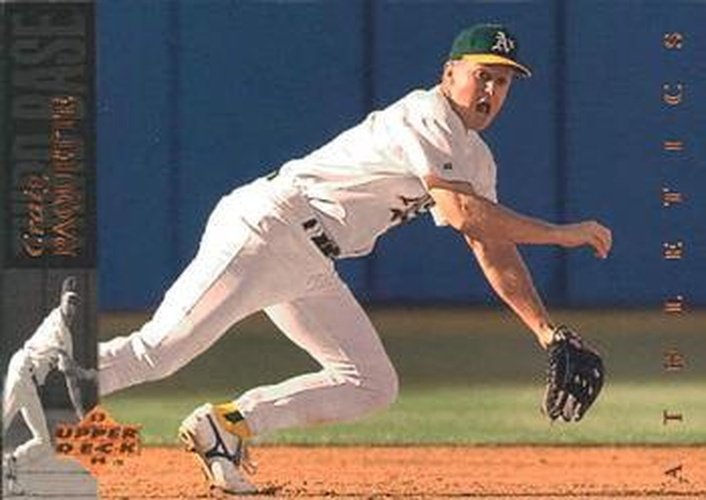 #262 Craig Paquette - Oakland Athletics - 1994 Upper Deck Baseball