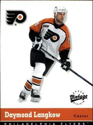 #262 Daymond Langkow - Philadelphia Flyers - 2000-01 Upper Deck Vintage Hockey