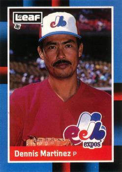 #262 Dennis Martinez - Montreal Expos - 1988 Leaf Baseball