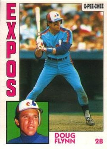 #262 Doug Flynn - Montreal Expos - 1984 O-Pee-Chee Baseball