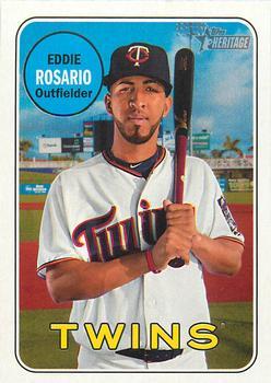 #262 Eddie Rosario - Minnesota Twins - 2018 Topps Heritage Baseball