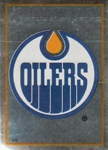 #262 Edmonton Oilers Logo - Edmonton Oilers - 1995-96 Panini Hockey Stickers