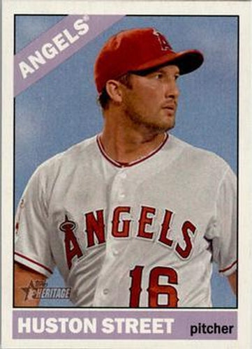 #262 Huston Street - Los Angeles Angels - 2015 Topps Heritage Baseball