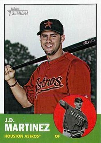 #262 J.D. Martinez - Houston Astros - 2012 Topps Heritage Baseball