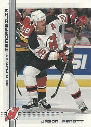 #262 Jason Arnott - New Jersey Devils - 2000-01 Be a Player Memorabilia Hockey