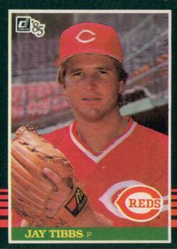 #262 Jay Tibbs - Cincinnati Reds - 1985 Donruss Baseball