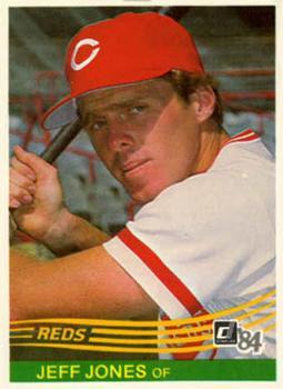 #262 Jeff Jones - Cincinnati Reds - 1984 Donruss Baseball