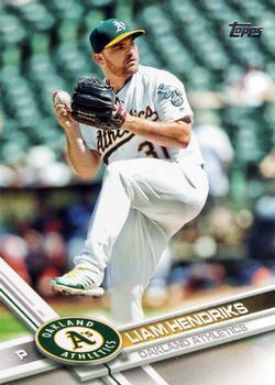 #262 Liam Hendriks - Oakland Athletics - 2017 Topps Baseball