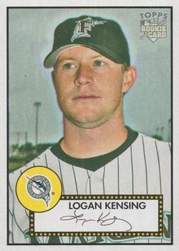 #262 Logan Kensing - Florida Marlins - 2006 Topps 1952 Edition Baseball